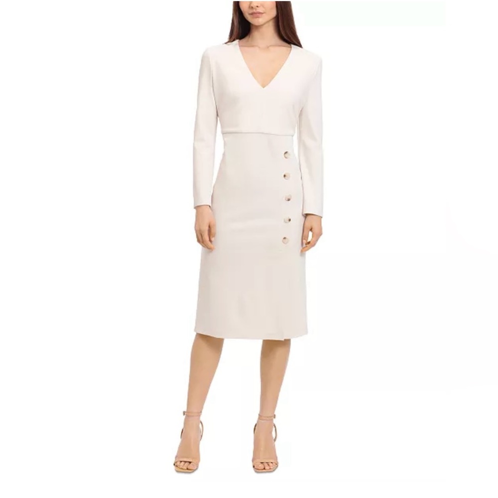 Maggie London Bone Sheath Dress
